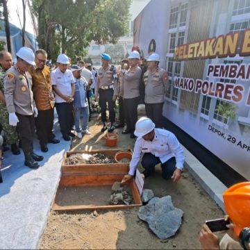 Pembangunan Mako Polres Metro Depok Dimulai, Kapolda Tekankan Peningkatan Layanan Publik