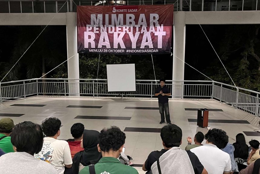 1000103218 BEM UI Gelar Mimbar Penderitaan Rakyat, Konsolidasi Akbar Bahas Lima Tuntutan